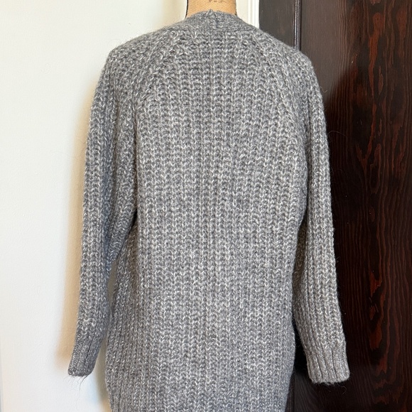 Zara Oversized Open Cardigan - grey color | Size S - Picture 4 of 7